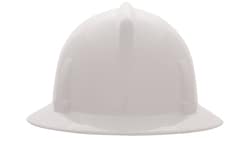 MSA Topgard Protective Caps With Fas-Trac Ratchet suspension; Color: White;