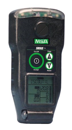 MSA™ Sirius™ 3-Gas Multigas Detectors - Deluxe Model