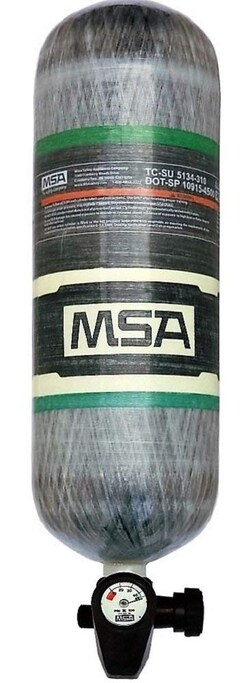 MSA Air Cylinders Cylinder; Valve assembly:Personal Protective Equipment,