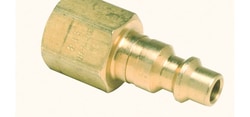 MSA™ Air-Line Respirators and Air-Supplied Hood Accessory, Quick-Disconnect Hansen Brass Male Plug