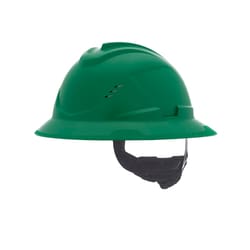 MSA V-Gard C1 Full Brim Fas-Trac III Vented Hard Hat:Personal Protective