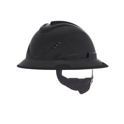 MSA V-Gard C1 Full Brim Fas-Trac III Vented Hard Hat:Personal Protective