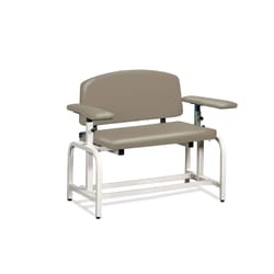 Marketlab Lab X Extra Wide Draw Chair, Straight Arms Warm Gray | Buy Online | Marketlab | Fisher Scientific