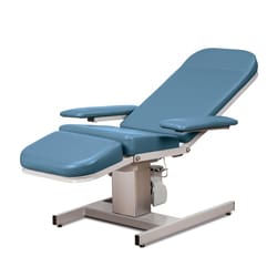 Marketlab Reclining Power Blood Draw Chair Wedgewood Blue | Buy Online | Marketlab | Fisher Scientific