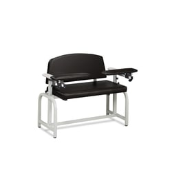 Marketlab Lab X Series Extra-Wide Blood Draw Chairs Black | Buy Online | Marketlab | Fisher Scientific