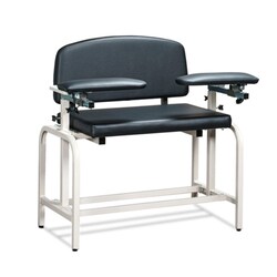 Marketlab Vinyl Tall Extra-Wide Bariatric Phlebotomy Chair Black | Buy Online | Marketlab | Fisher Scientific