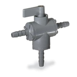 Masterflex Three-way Ball Valve 0.25 in. ID. | Buy Online | Masterflex&trade; | Fisher Scientific