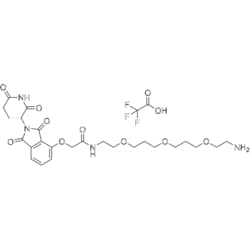 MedChemExpress Thalidomide-O-amido-PEG1-(C1-PEG)2-C2-NH2 TFA 100 mg | Buy Online | MedChemExpress | Fisher Scientific