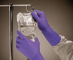 O&M Halyard Purple Nitrile-Xtra Exam Glove