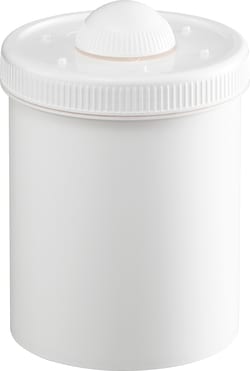 SAMIX™ White Jar for Pump Adapter with White Lid