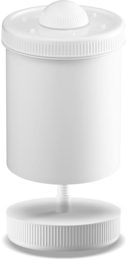 SAMIX™ White Jar with Spindle and White Lid