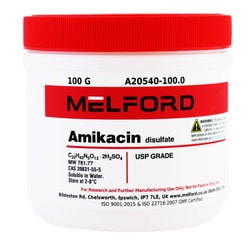 Melford Amikacin Disulfate 100 g | Buy Online | Melford | Fisher Scientific