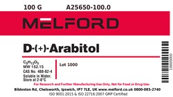 Melford D-+-Arabitol 100 g | Buy Online | Melford | Fisher Scientific