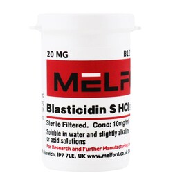 Melford Blasticidin S HCl Solution 10 mg/mL:Medios, suplementos y reactivos