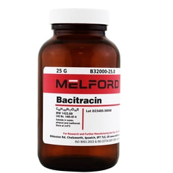 Melford Bacitracin 25 g | Buy Online | Melford | Fisher Scientific