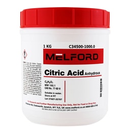 Melford Citric Acid Anhydrous 1 kg | Buy Online | Melford | Fisher Scientific