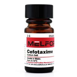 Melford Cefotaxime 1 g | Buy Online | Melford | Fisher Scientific