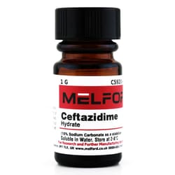 Melford Ceftazidim Hydrat 1 g | Buy Online | Melford | Fisher Scientific