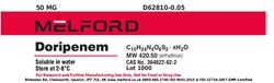 Melford Doripenem 50 mg | Buy Online | Melford | Fisher Scientific