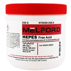 Melford HEPES, Free Acid 250 g | Buy Online | Melford | Fisher Scientific
