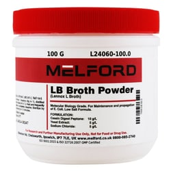 Melford LB Broth, Powder 100 g | Buy Online | Melford | Fisher Scientific