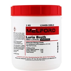 Melford Millers LB bouillon granuleret:Mikrobiologiske medier og medieadditiver:Dehydrerede
