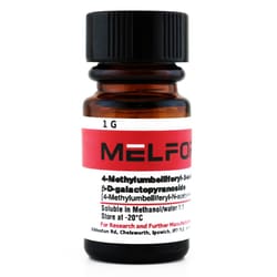 Melford 4-Methylumbelliferyl-2-acetamido-2-deoxy- -D-galactopyranoside 1 g | Buy Online | Melford | Fisher Scientific