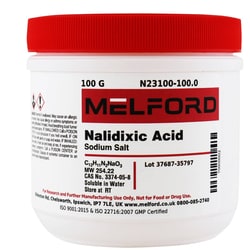 Melford Sal sódica del ácido nalidíxico 100 g | Buy Online | Melford | Fisher Scientific