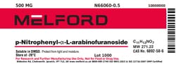 Melford 4-Nitrophenyl-a-L-arabinofuranoside 500 mg | Buy Online | Melford | Fisher Scientific