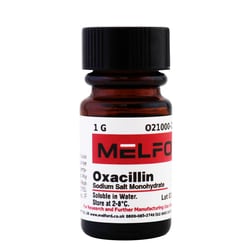 Melford Oxacillin Sodium Salt Monohydrate 1 g | Buy Online | Melford | Fisher Scientific