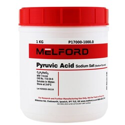 Melford Pyruvic Acid Sodium Salt 1 kg | Buy Online | Melford | Fisher Scientific