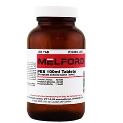Melford PBS, 100 ml Tablets 100 Tablets | Buy Online | Melford | Fisher Scientific