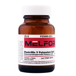 Melford Penicillin V Kaliumsalt 25 g | Buy Online | Melford | Fisher Scientific
