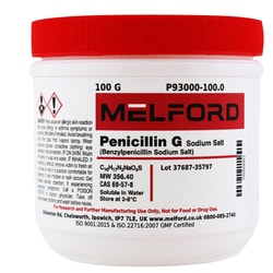 Melford Penicillin G, Sodium Salt 100 g | Buy Online | Melford | Fisher Scientific