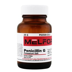 Melford Penicillin G, Potassium Salt 25 g | Buy Online | Melford | Fisher Scientific