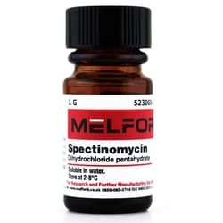 Melford Spectinomycin Dihydrochloride Pentahydrate 1 g | Buy Online | Melford | Fisher Scientific