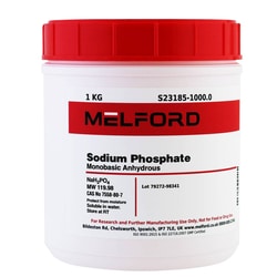 Melford Sodium Phosphate, Monobasic, Anhydrous 1 kg | Buy Online | Melford | Fisher Scientific