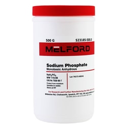 Melford Sodium Phosphate, Monobasic, Anhydrous 500 g | Buy Online | Melford | Fisher Scientific