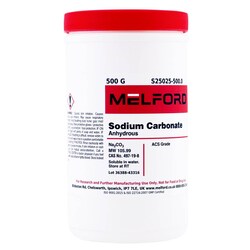 Melford Sodium Carbonate Anhydrous 500 g | Buy Online | Melford | Fisher Scientific