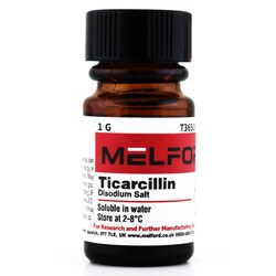 Melford Ticarcillin Disodium Salt 1 g | Buy Online | Melford | Fisher Scientific