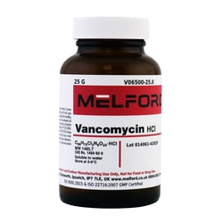 Melford Vancomycin HCl 25 g | Buy Online | Melford | Fisher Scientific