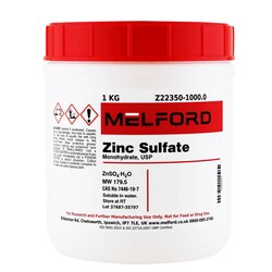 Melford Zinc Sulfate Monohydrate 1 kg | Buy Online | Melford | Fisher Scientific