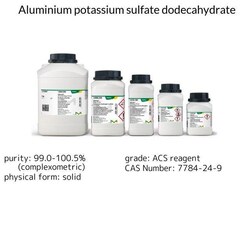 Aluminium Potassium Sulfate Dodecahydrate, Supelco 1 kg | Buy Online | Supelco | Fisher Scientific