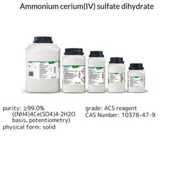 Ammonium cerium(IV) Sulfate Dihydrate, Supelco 100 g | Buy Online | Supelco | Fisher Scientific