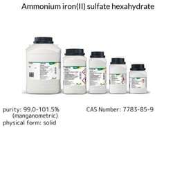 Ammonium iron(II) Sulfate Hexahydrate, Supelco 1 kg | Buy Online | Supelco | Fisher Scientific