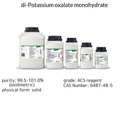 di-Potassium Oxalate Monohydrate, Supelco 1 kg | Buy Online | Supelco | Fisher Scientific