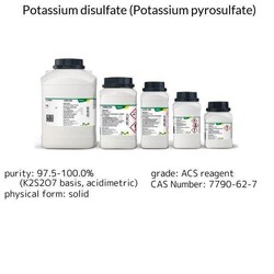 Potassium Disulfate (Potassium Pyrosulfate), Supelco 5 kg | Buy Online | Supelco | Fisher Scientific