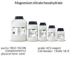 Magnesium Nitrate Hexahydrate, Supelco 500 g | Buy Online | Supelco | Fisher Scientific