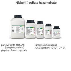 Nickel(II) Sulfate Hexahydrate, Supelco 1 kg | Buy Online | Supelco | Fisher Scientific