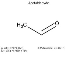 Acetaldehyde, Sigma-Aldrich 2.5 L | Buy Online | Sigma Aldrich | Fisher Scientific